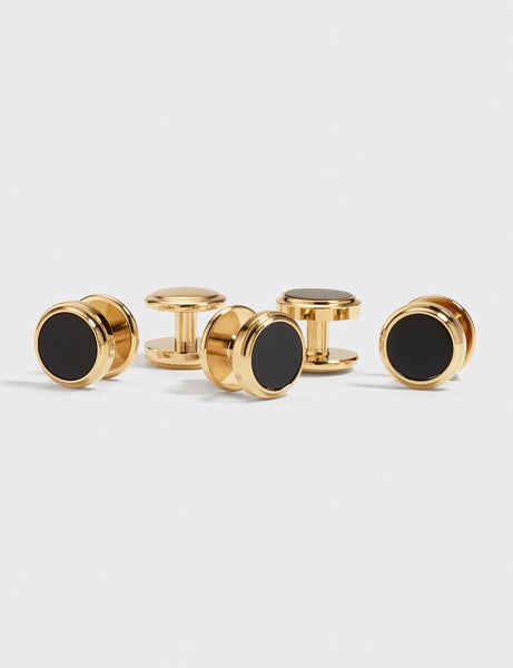 cufflinks and button studs