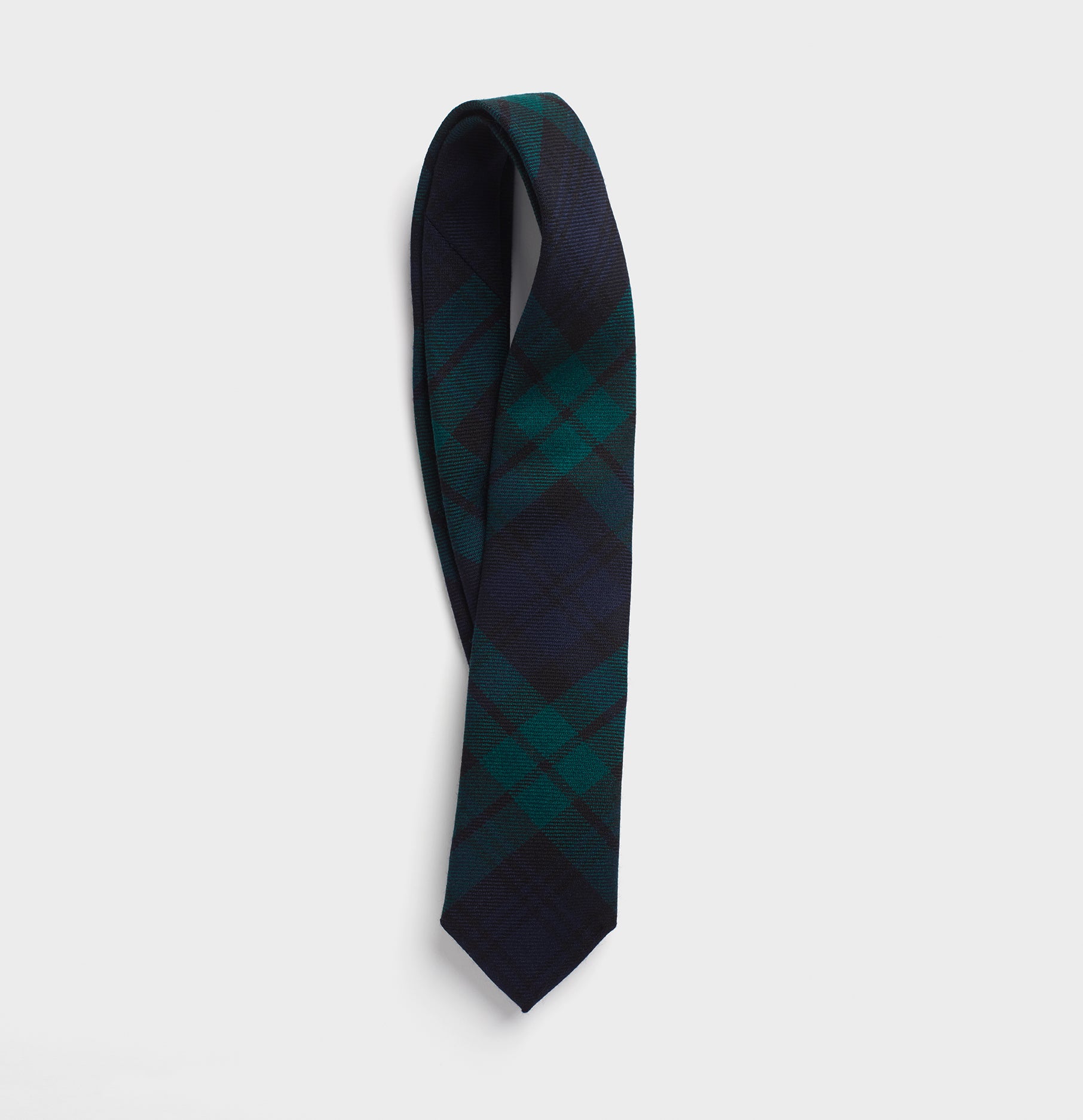 Black Watch Tartan Wool Necktie