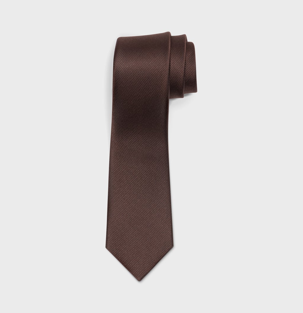 Chocolate Necktie | The Black Tux