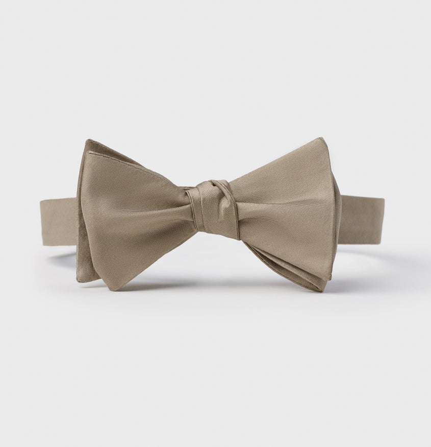 Taupe Butterfly Bow Tie The Black Tux