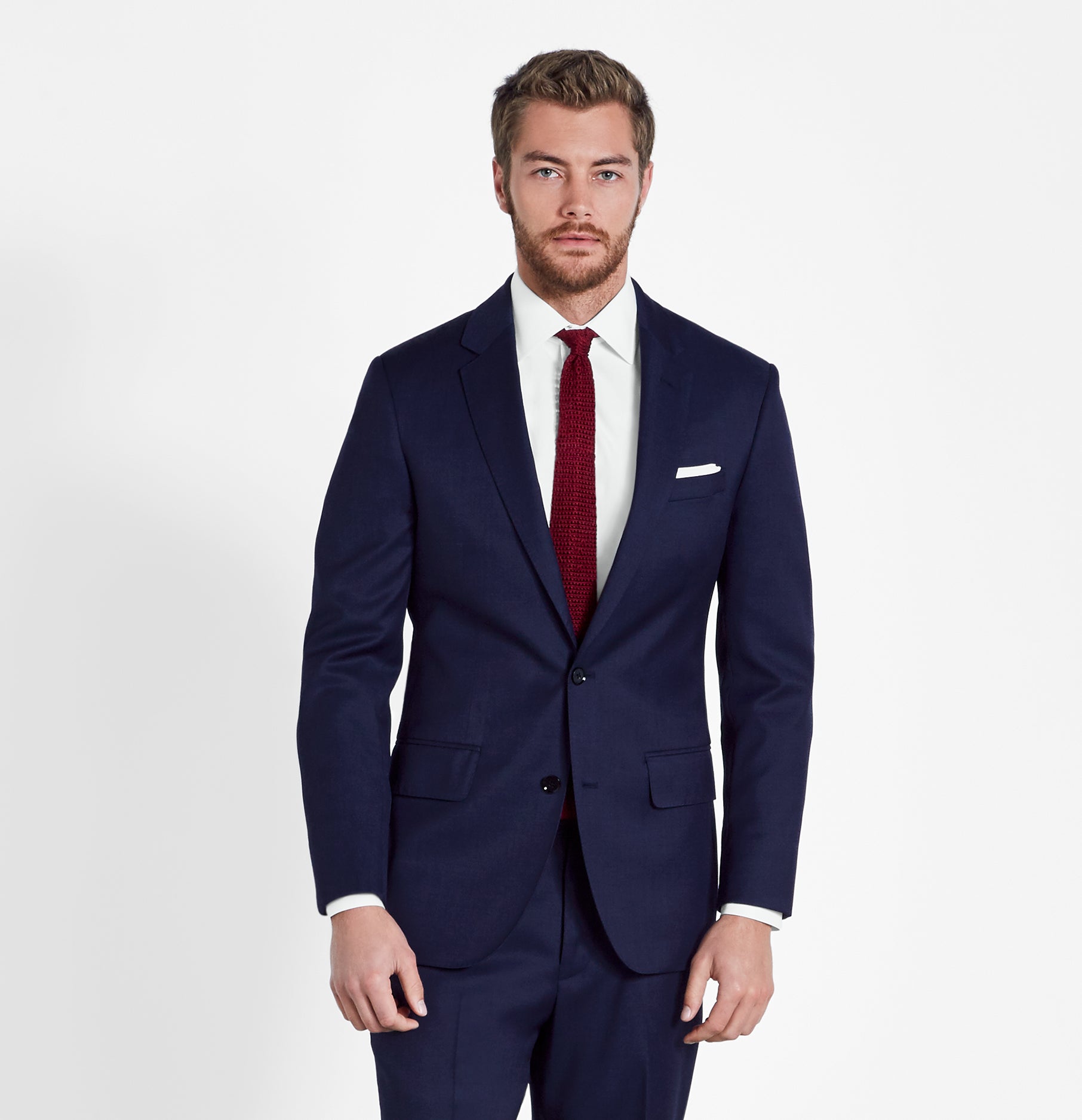 The black tux blue suit cheap