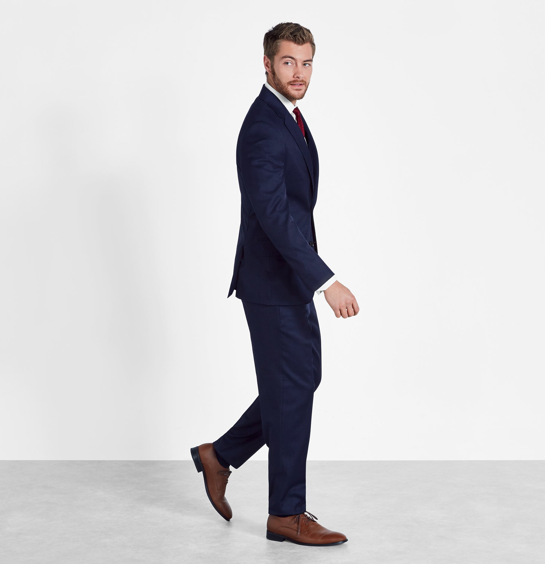 Black tux blue suit clearance