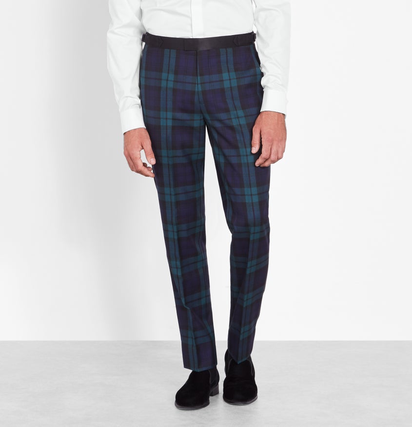 gap tartan pants