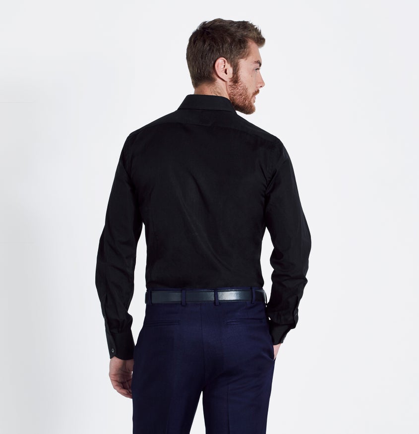 the black tux shirts