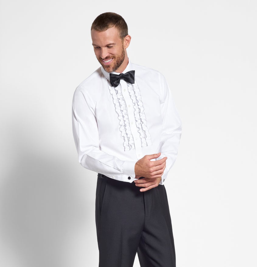 ruffle formal shirt