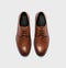 brown shoes with black tux
