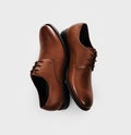 brown shoes with black tux