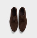 brown shoes with black tux