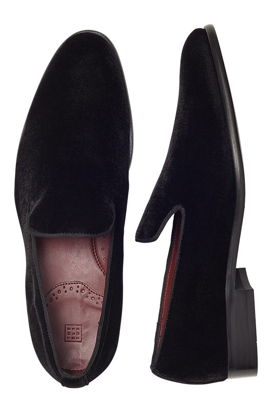 NBLVS Black Velvet Loafer Style