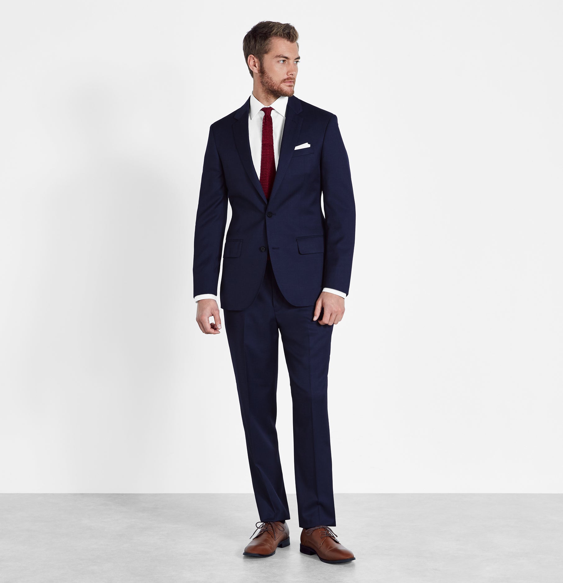 postman blue vs navy suit