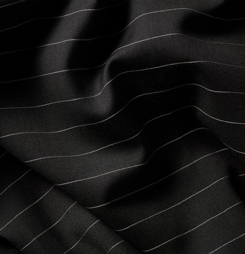 Barre Pinstripe Tuxedo | The Black Tux