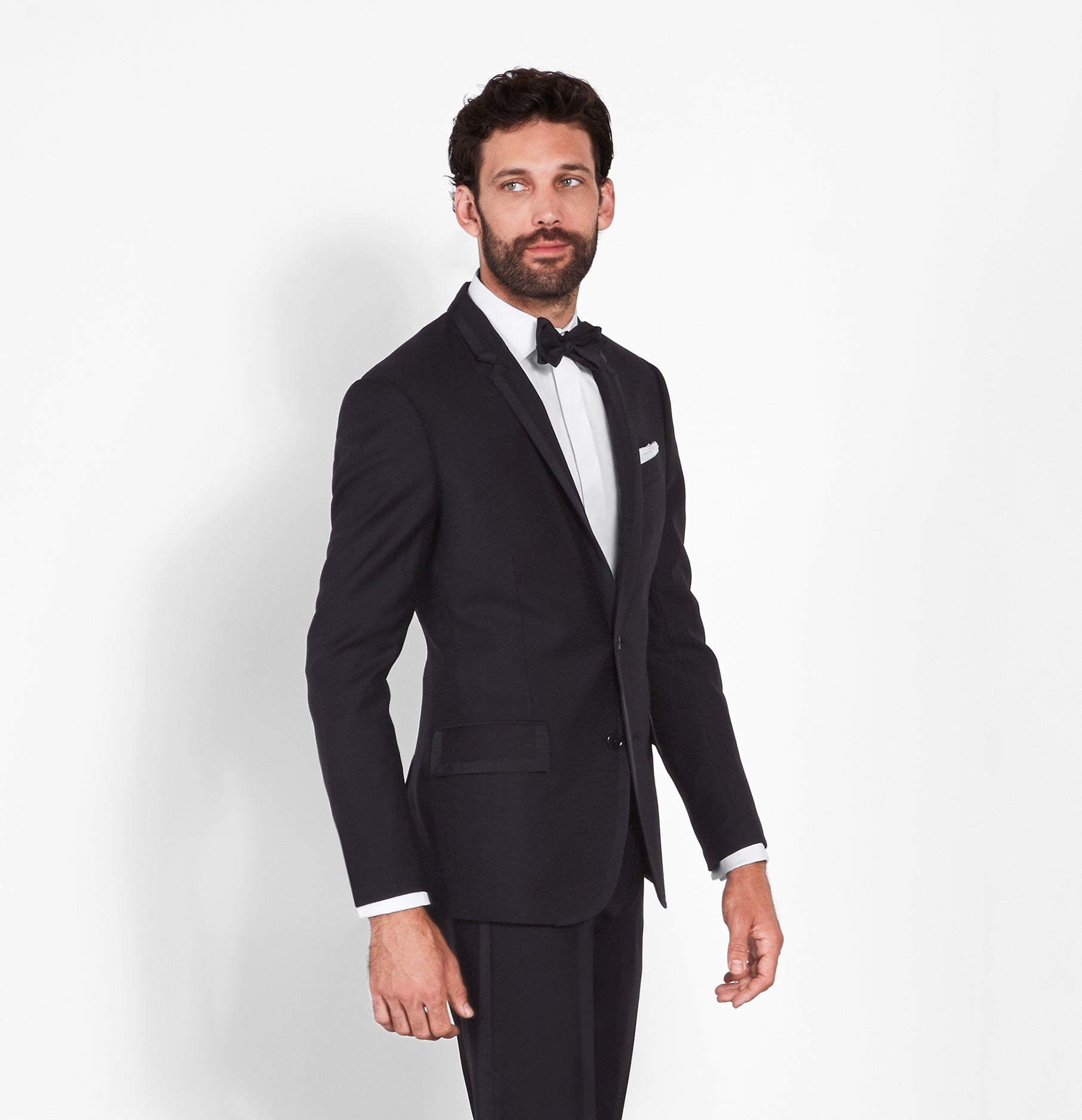 grosgrain tuxedo lapel