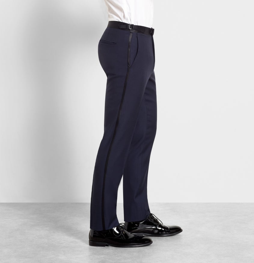 midnight blue tuxedo shoes