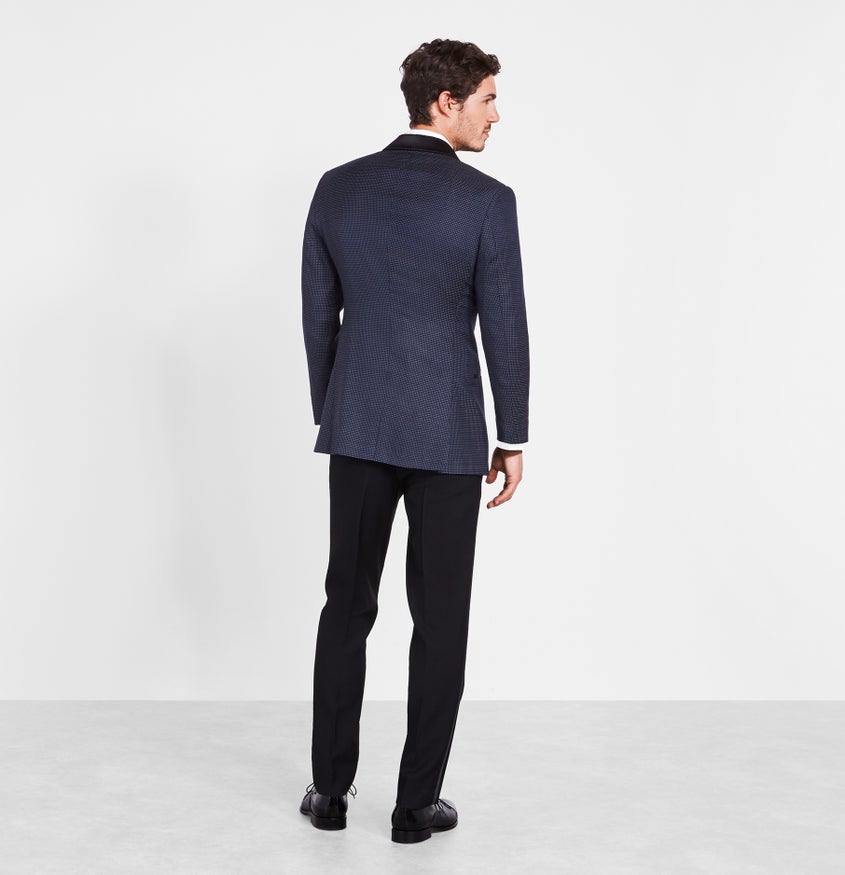 Midnight Pin Dot Tuxedo The Black Tux