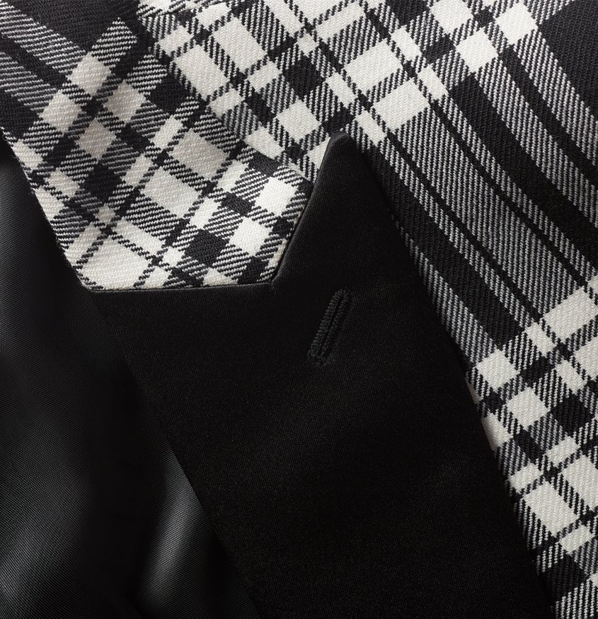 Split Tartan Tuxedo | The Black Tux