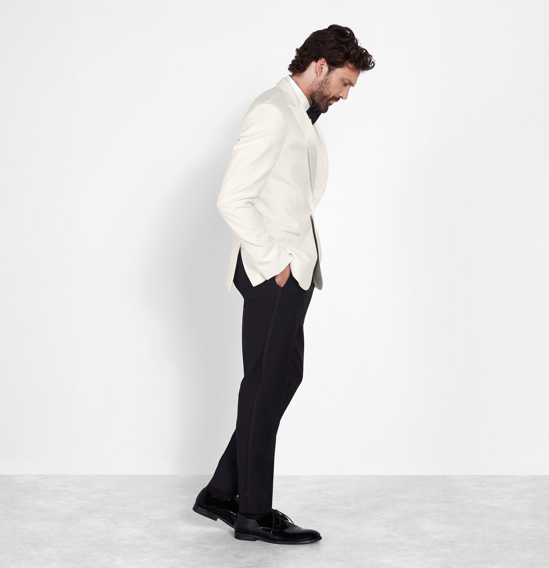 White Dinner Jacket Tuxedo | The Black Tux