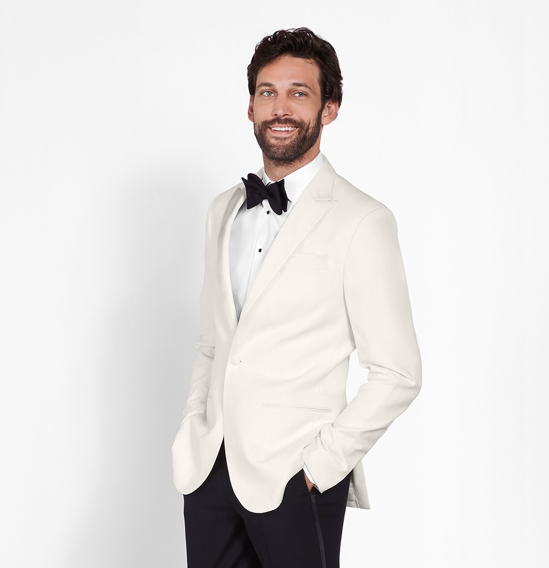 White Dinner Jacket Tuxedo | The Black Tux